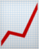 Chart increasing icon